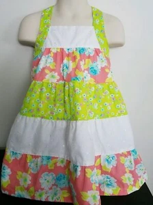 Penelope Mack Mosaic Floral Eyelet Spring/Summer Sun Dress Girl Clothes 2T - Picture 1 of 4