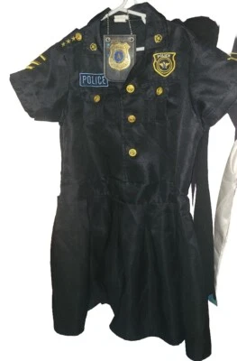 Disfraz de oficial de policía para niños Disfraz de Halloween Juegos con disfraces Niñas Conjunto realista Uniforme Foto 1 de 3