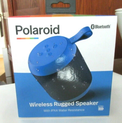 Polaroid Bluetooth Wireless Rugged Speaker with IPX4 Water Resistance NEW IN BOX - Image 1 of 4