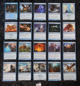 MTG lot de 20 cartes rares bleu 100% francais 100% anciennes editions vf - Picture 1 of 3