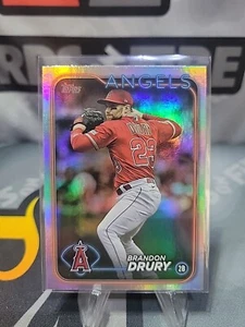 2024 Topps Series 2 Brandon Drury Silver Foil Angels #644 - Picture 1 of 2
