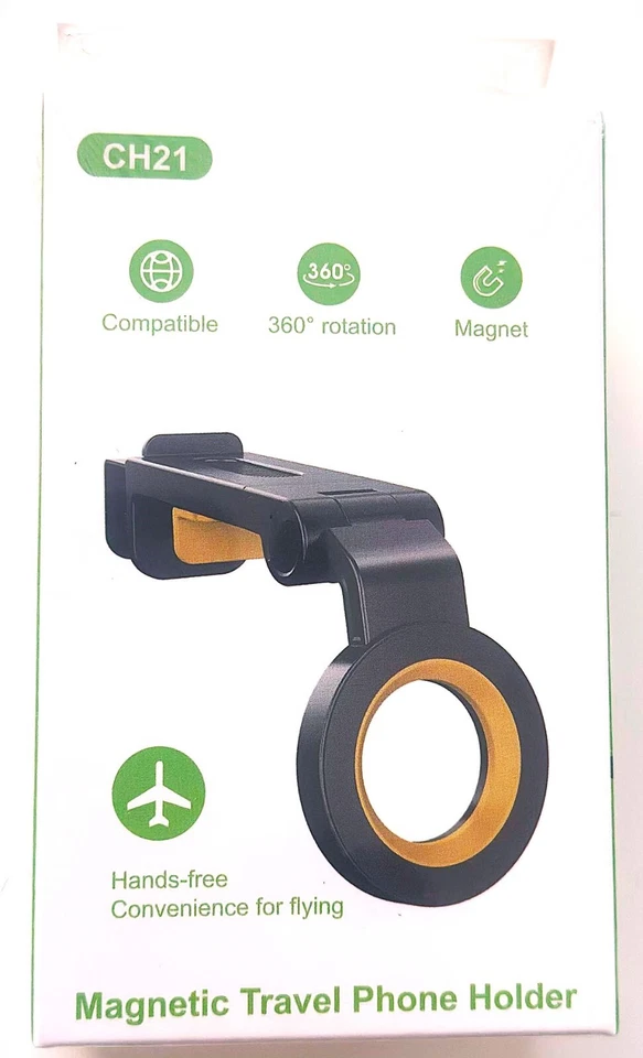 Universal Travel Phone Holder For Airplane, Luggage Handle, Desktop, Selfie. - Image 1 of 4