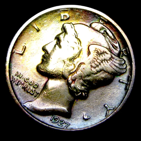 1927-D Mercury Dime Silver ---- Nice Details Coin ----  #SW260 Cover