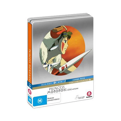 PRINCESS MONONOKE Blu-Ray + DVD Steelbook Studio Ghibli COLLECTORS EDITION Seald - Image 1 of 1