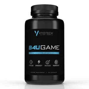 Focus Clarity Brain Supplement Nootropic for Energy Mood Memory B4UGAME Vyotech - Picture 1 of 8