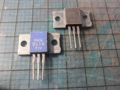 2SD586 + 2SB616    Bipolar  Power  Transistors MT-100  NEC - image 1 of 3