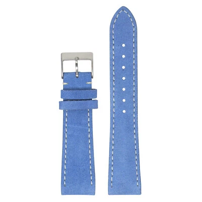 StrapsCo Mens Suede Leather Watch Band Strap 16mm 18mm 19mm 20mm 21mm 22mm 24mm - Image 1 of 2