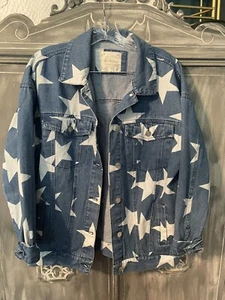 Altar'd State Oversized Denim Jeansjacke Gr. Small - Bild 1 von 6