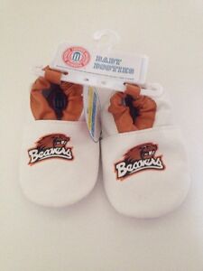 NCAA Oregon State Beavers Baby Boy Girl Booties Soft Shoes Size 3 6 9 12 Months 