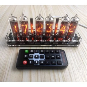 6-Bit IN-14 Nixie Tubo Base Reloj 6PCS IN-14 Tubos Resplandecientes Tubo Fluorescente Reloj - Imagen 1 de 5