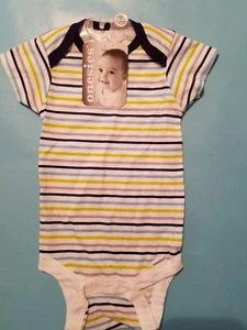NWT Baby Infant Boy Stripes Onesie Bodysuit - Picture 1 of 2