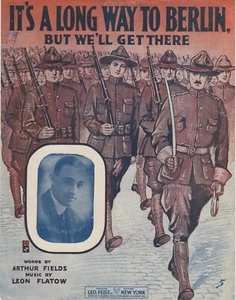 It's A Long Way To Berlin But We'll Get There - 1917 - WWI Sheet Music - Picture 1 of 2