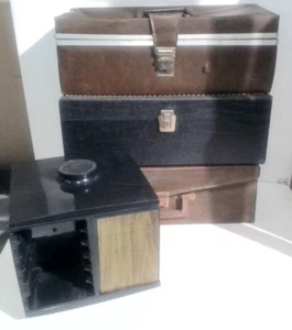 GREAT DEAL Vintage 4 8 Track Storage Cases Stowaway Carrying Carrier JJ7 - Picture 1 of 24