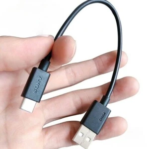 Sony Câble Chargeur USB-C Type-C WH-1000XM5 WH-1000XM4 Cordon de Charge 12" - Photo 1 sur 7