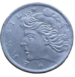 1967 BRAZIL - 5 Centavos 🤩 Very Beautiful & Shiny NEAR-MINT Uncirculated coin🤩 - Picture 1 of 2