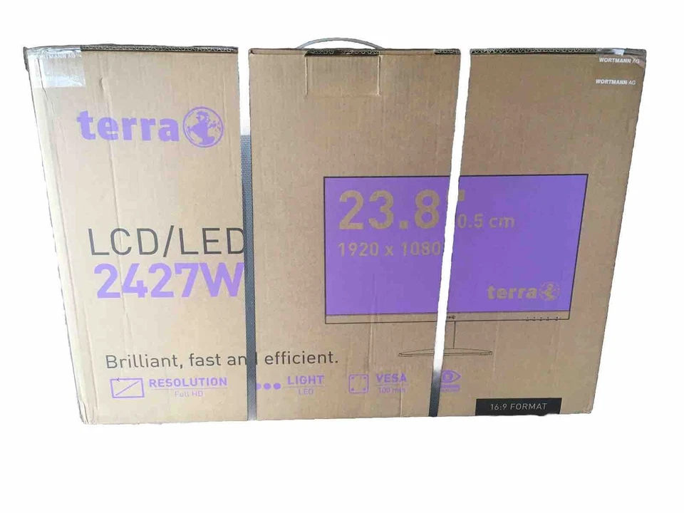 TERRA LCD LED 2427W V2 black HDMI, DP, USB-C Monitor - Bild 1 von 1