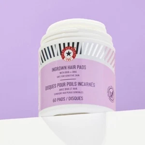 First Aid Beauty - Ingrown Hair Pads with BHA + AHA - 60 Ct - Picture 1 of 6