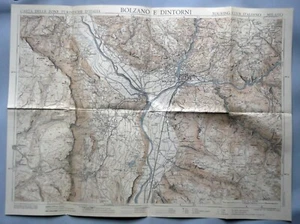 Mappa -BOLZANO e dintorni -Carta d'Italia del TCI - ...... di qualche anno fa - Imagen 1 de 3