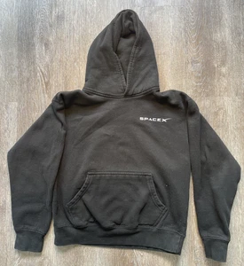 Childs Hoodie Sweatshirt Black with SPACEX Logo (Childs) Large - Picture 1 of 9