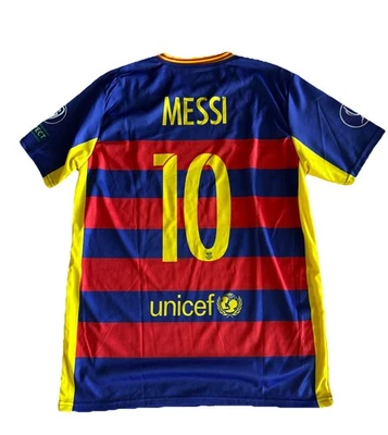 Безымянная мужская футболка ФК Барселона Месси No10 размер M новая - Изображение 1 из 4