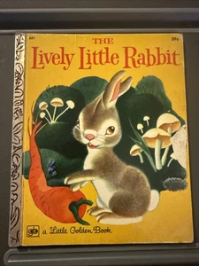 Vintage Golden Book 1973 The Lively Little Bunny - Picture 1 of 1