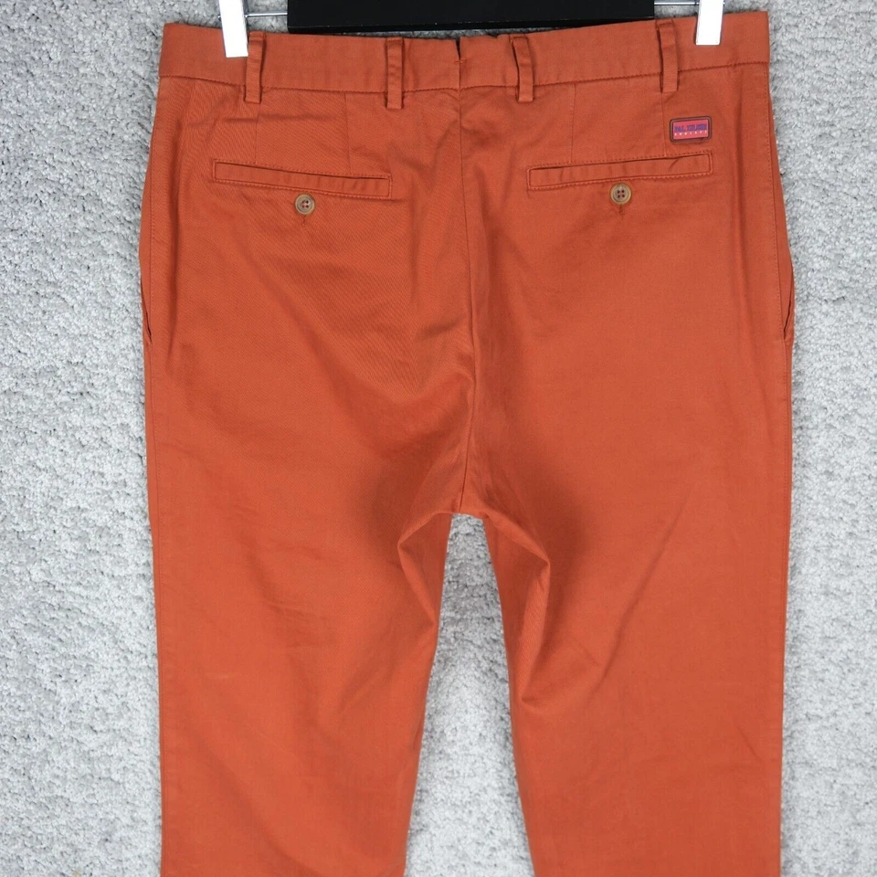 PANTALÓN HOMBRE PAL ZILERI CONCEPT ITALIA CASUAL CHINO W30 L32 NARANJA LUX CLÁSICO Foto 1 de 4