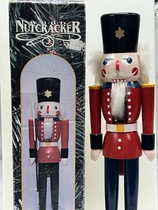 Nutcracker Soldier 15" Handcrafted Holiday  Wooden Christmas - Bild 1 von 13