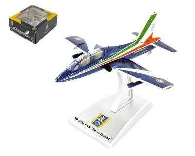 MODELLINO AEREO STATICO ITALERI MB 339 PAN FRECCE TRICOLORI 2025 PONY 8 1:100 - Immagine 1 di 4