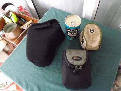 3 x Compact Camera Cases Universal Soft Bags Pouch Lowepro Love Dolly & JJC - Image 1 of 4