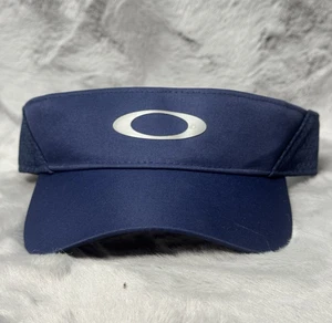 Oakley Visor Strapback Blue One Size Adjustable Outdoor Tennis Golf Running - Picture 1 of 8