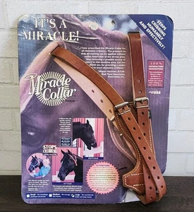 Wunderhalsband Pferdekrippenhalsband von Weaver Größe Large USA Leder sicher NEU - Bild 1 von 9