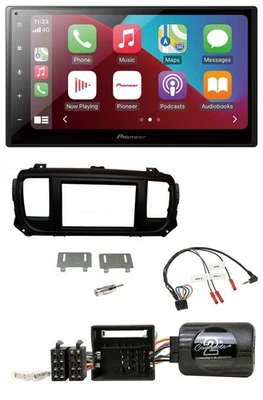Pioneer USB Lenkrad DAB 2DIN Bluetooth Autoradio für Toyota Proace Citroen Jumpy - Bild 1 von 4