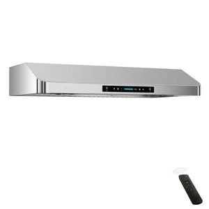 IKTCH 36 Inch Under Cabinet Range Hood with 900CFM, 4 Speed Gesture Sense &Touch - Picture 1 of 4