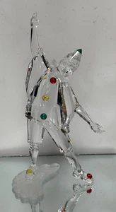 Swarovski Kristall Harlekin Pierrot Clown Figur - nicht mehr produziert, mehrfarbige Knöpfe - Bild 1 von 15