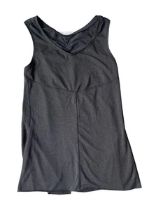 Athleta Womens Gray/Olive Green  Sleeveless Activewear Tank Top Size M - Picture 1 of 7