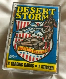TOPPS 1991 DESERT STORM COMPLETE 88 CARD BASE SET - Picture 1 of 3