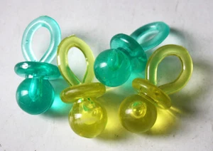 4X RARE VINTAGE 80'S PSILIKOKO PACIFIER GREEK PENNY TOY GREECE NEW NOS ! - Picture 1 of 4