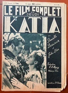 Magazine LE FILM COMPLET n°2190 KATIA Danielle Darrieux John Loder 1938 - Imagen 1 de 1