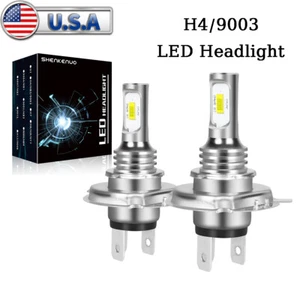 2pcs H4 9003 Super White 12000LM Kit LED Headlight Bulbs High Low Beam 6000K - Picture 1 of 11
