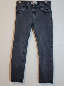 levis strauss 511 jeans boys size 18 regular slim straight denim black - Picture 1 of 13
