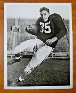 Alan Ameche Heisman Winner Original Type I Football Photo 7x9 - Bild 1 von 2