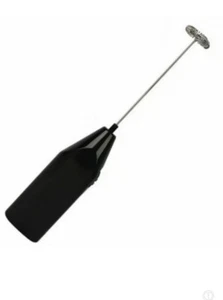 IKEA Style Black Coffee Latte Hot Chocolate Milk Frother Whisk Frothy Mixer - Picture 1 of 5