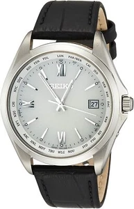 Seiko Selection SBTM295 Titanium Solar Atomic Radio Men Watch New - Picture 1 of 2
