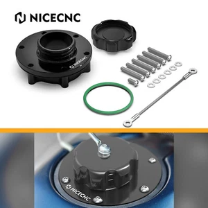 NICECNC Gas Fuel Filler Neck Cap For KTM 790/890 Adventure R/S/Rally 2019-2023 - Picture 1 of 11