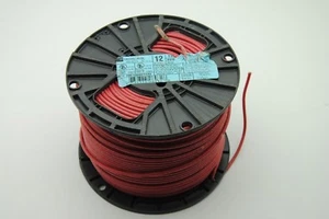 ENCORE 16 AWG Stranded Single Conductor, Red Hook-Up Wire, 105C 600V 500FT New - Picture 1 of 3