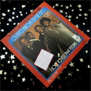 GLADYS KNIGHT & THE PIPS - Baby Don't Change Your Mind TOP SINGLE (M-) TOP COVER - Imagen 1 de 1