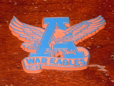 AUBURN TIGERS WAR EAGLE Vintage NCAA RUBBER SEC FRIDGE MAGNET Standings Board Cover