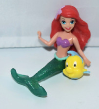 Disney Little Mermaid Ariel and Flounder The Fish Toy Figures 