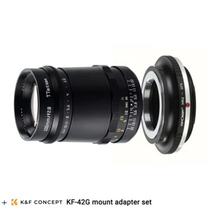 TTArtisan 100mm f/2.8 adapter set for Fujifilm G mount camera (GFX) - Picture 1 of 6
