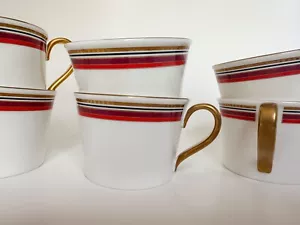 Marc Jacob's Waterford David Teetassen Menge 6 Weißgold Rot - Bild 1 von 13